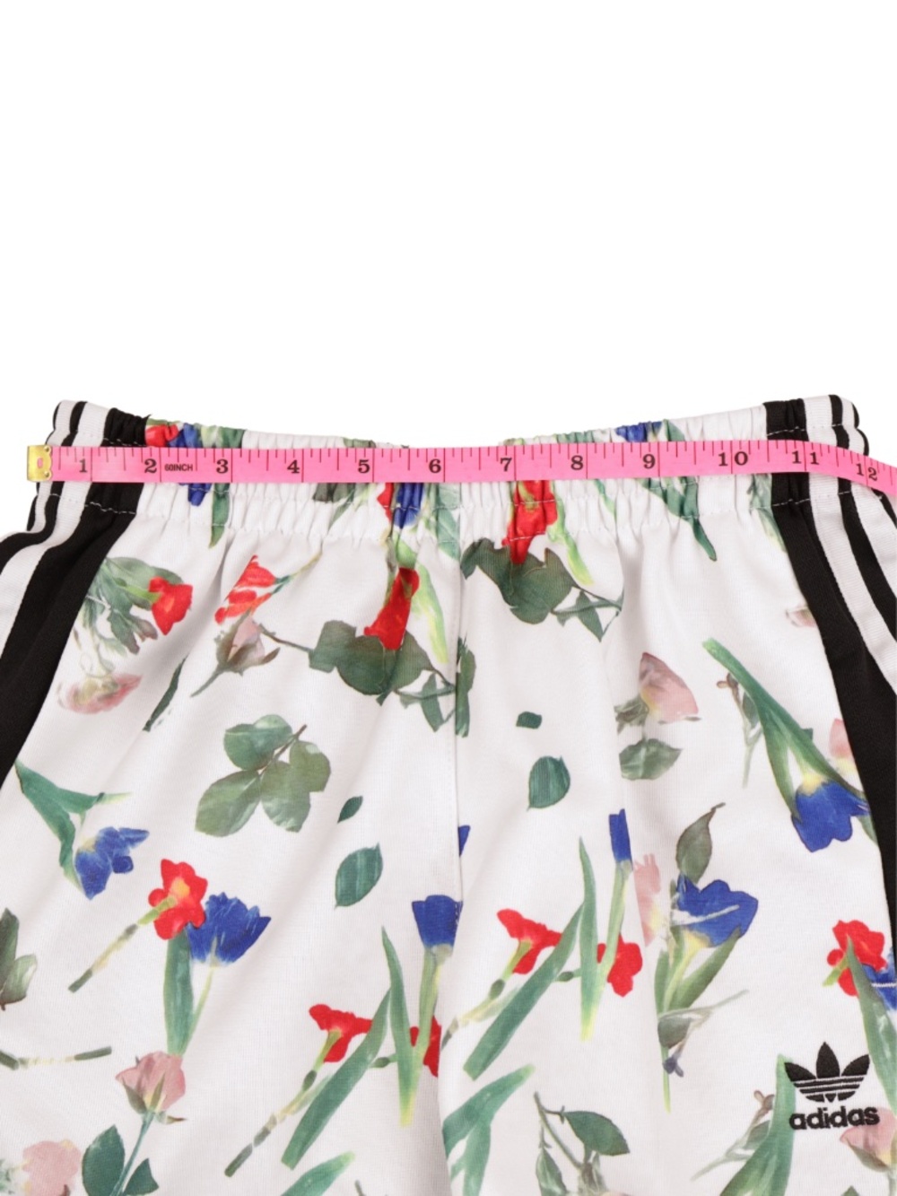 Adidas Originals Floral Track Shorts Small - Picture 4 of 9